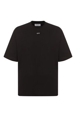 Off-White: Хлопковая футболка 