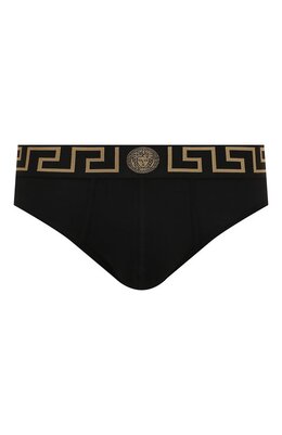 Versace: Чёрные трусы 