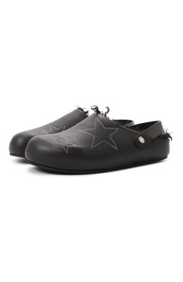 Stella McCartney: Чёрные сабо  Elyse