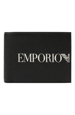 Emporio Armani: Чёрный кошелёк 
