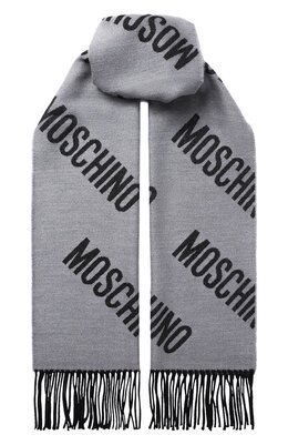 Moschino: Серый шарф 