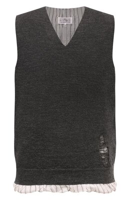 Maison Margiela: Жилет из шерсти 