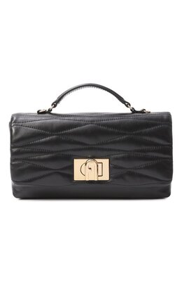 Furla: Чёрная сумка  1927 Soft Mini