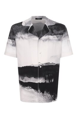 Balmain: Рубашка из вискозы 