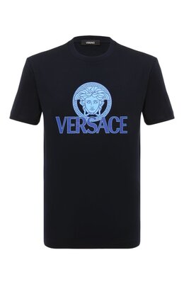 Versace: Хлопковая футболка 