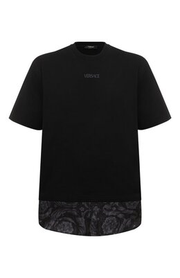 Versace: Хлопковая футболка 