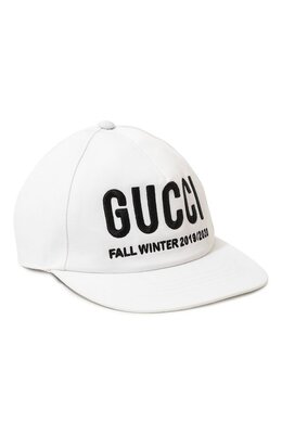 Gucci: Белая кепка 