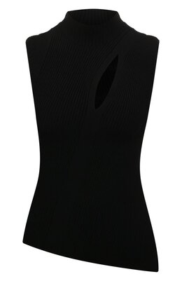 Versace: Топ из вискозы 