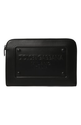 Dolce & Gabbana: Чёрный клатч 
