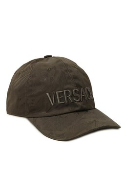 Versace: Кепка цвета хаки 