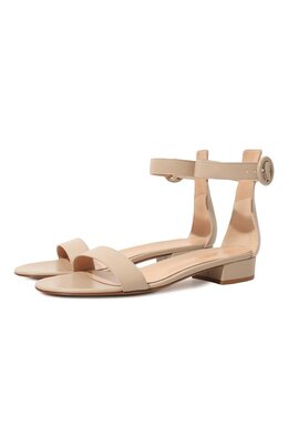 Gianvito Rossi: Светлые босоножки  Portofino