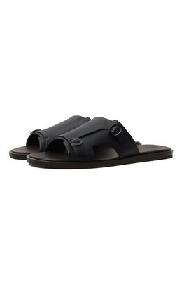 Santoni: Тёмные шлёпанцы 