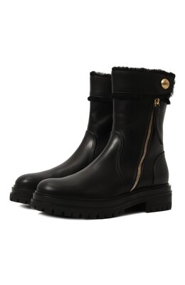 Gianvito Rossi: Чёрные ботинки  Montreal