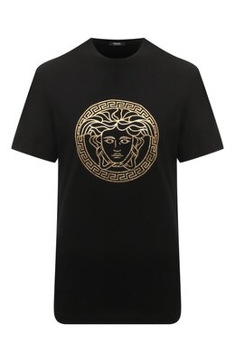 Versace: Хлопковая футболка 
