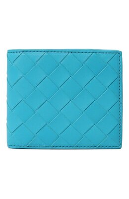 Bottega Veneta: Голубой кошелёк 
