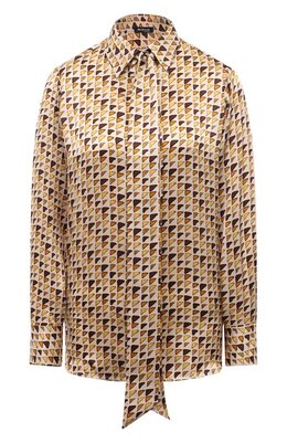 Kiton: Атласная блуза 