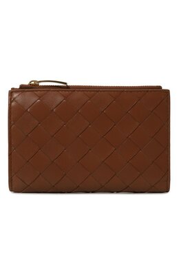 Bottega Veneta: Коричневый кошелёк 