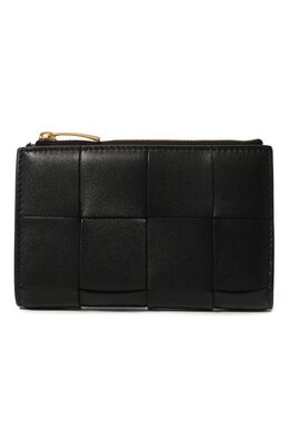 Bottega Veneta: Чёрный кошелёк 