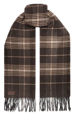 Canali: Коричневый шарф 