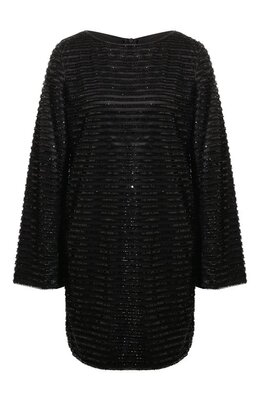 Emporio Armani: Платье с пайетками 