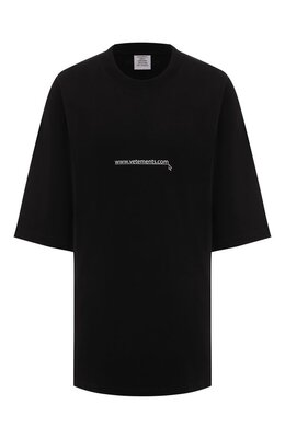 VETEMENTS: Хлопковая футболка 