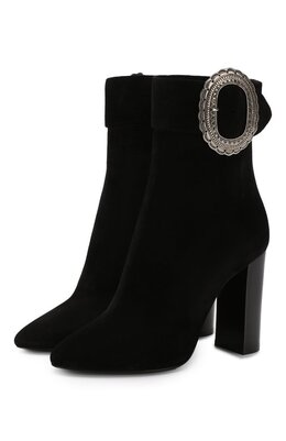 Saint Laurent: Чёрные ботинки  Joplin