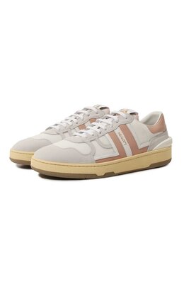 Lanvin: Белые кеды  Clay