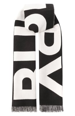 Burberry: Чёрный шарф 