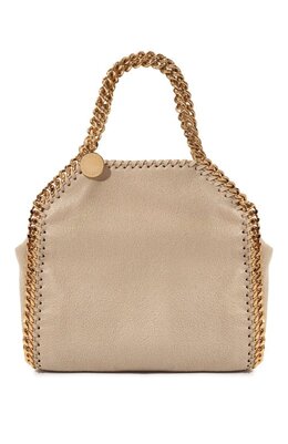 Stella McCartney: Бежевая сумка  Falabella
