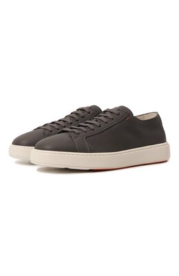 Santoni: Тёмные кеды  Cleanic