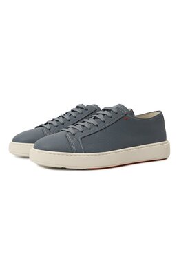 Santoni: Голубые кеды  Cleanic