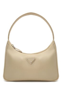 Prada: Бежевая сумка 
