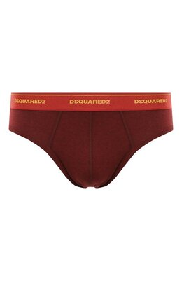 Dsquared2: Бордовые трусы 