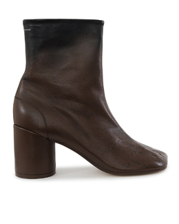 MM6 Maison Margiela: Коричневые ботинки 