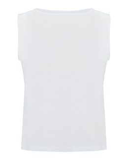MM6 Maison Margiela: Белый топ 