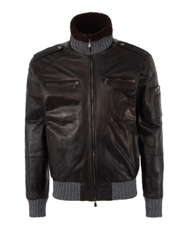 FRADI: Кожаная куртка 