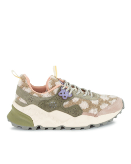 FLOWER MOUNTAIN: Зелёные кроссовки 