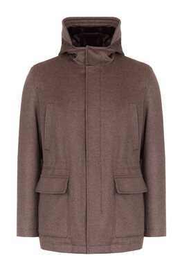 Corneliani: Куртка с капюшоном 