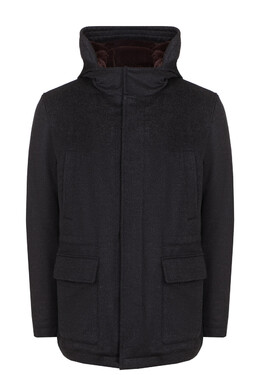 Corneliani: Куртка с капюшоном 