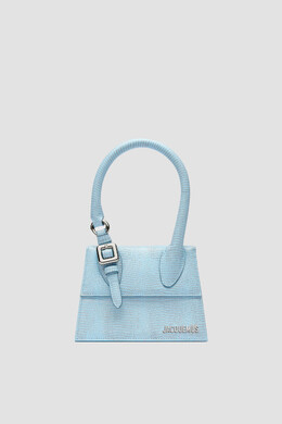 Jacquemus: Голубая сумка  Chiquito