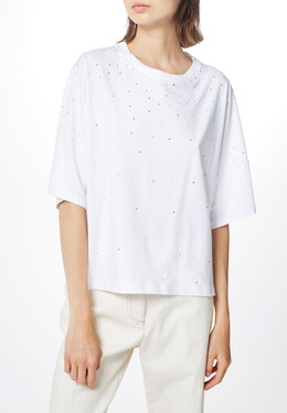 Peserico: Белая футболка 