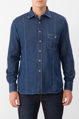 Stefano Ricci: Джинсовая рубашка 
