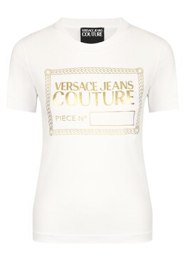 Versace Jeans Couture: Белая футболка 