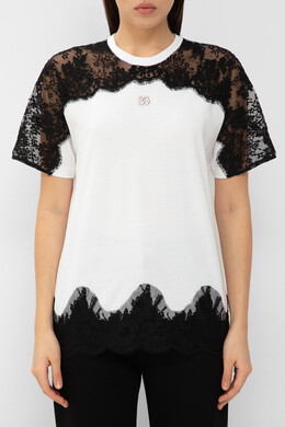 Dolce & Gabbana: Хлопковая футболка  DNA