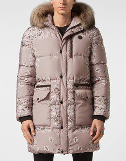 Philipp Plein: Бежевый пуховик 