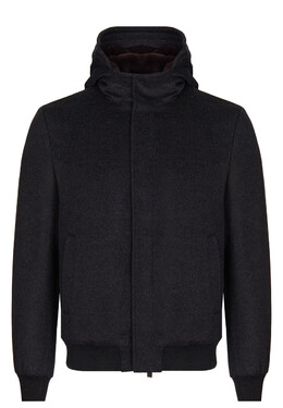 Corneliani: Куртка с капюшоном 