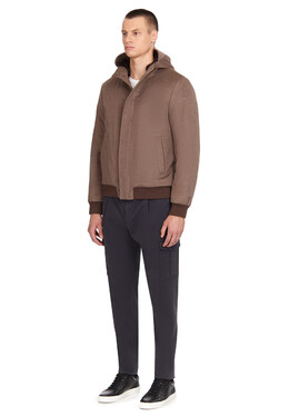 Corneliani: Коричневая куртка 