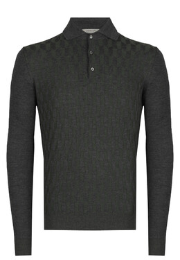 Corneliani: Серое поло 