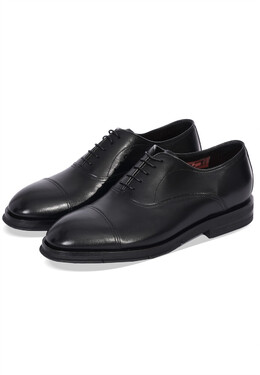 Santoni: Чёрные туфли 