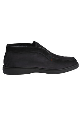 Santoni: Серые ботинки 